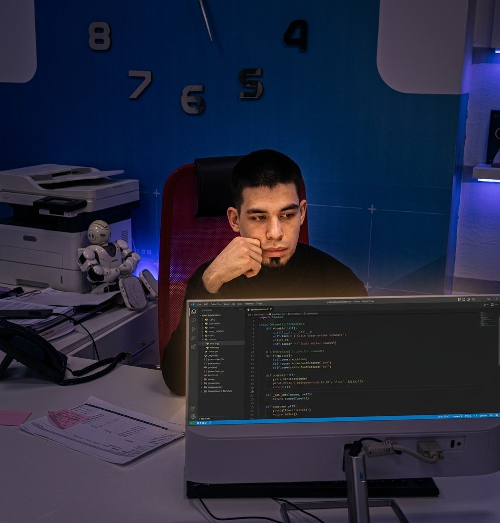 Основатель SkrimCode за работой